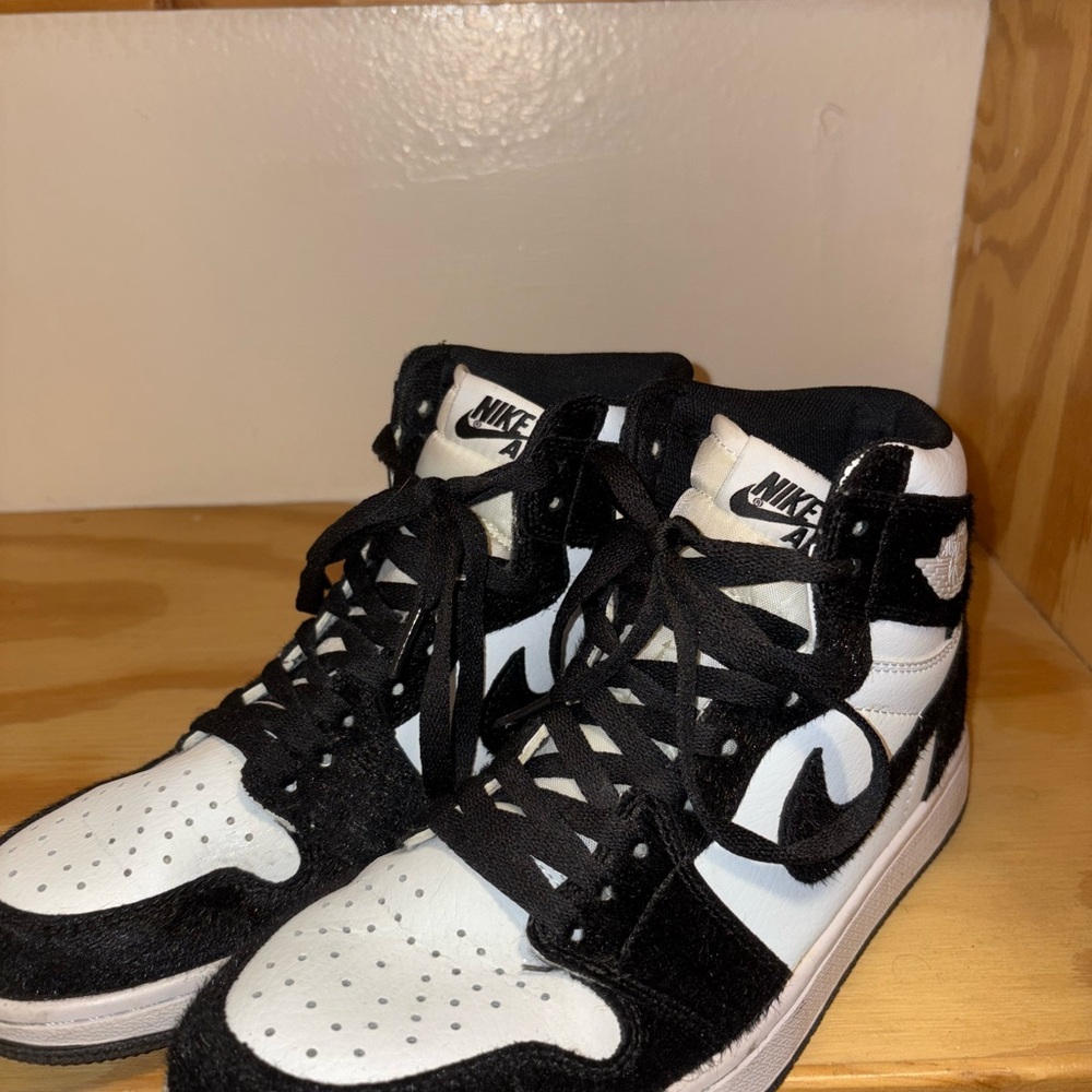 Nike Black and White Retro High-Tops